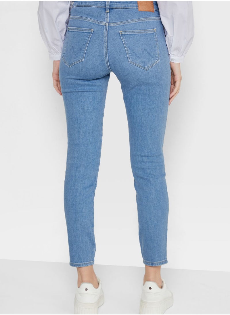 Wrangler High Waist Skinny Jeans  - Image 2