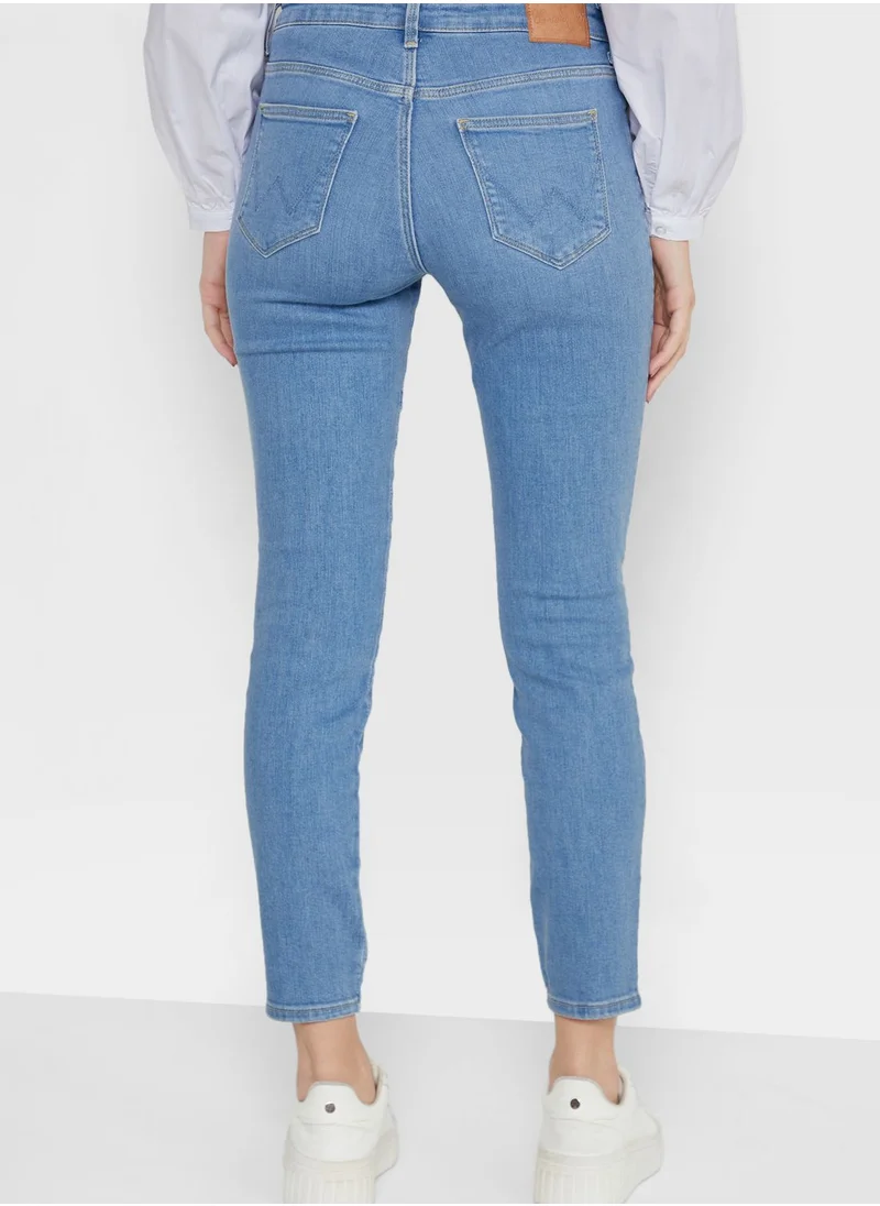 Wrangler High Waist Skinny Jeans