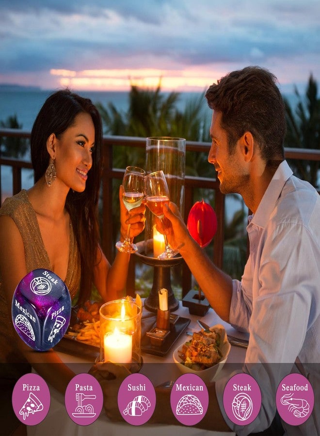 Vanlovemac ألعاب نرد مضحكة للزوج والزوجة هدايا لليلة موعد الطعام للأزواج هدايا يوم الفالنتاين هدايا خطوبة للأزواج - Image 2