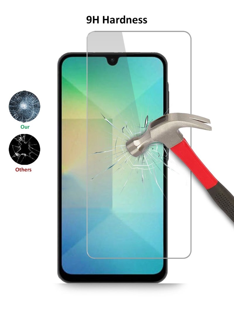 Techie Samsung Galaxy A26 5G Case and Screen Protector Combo Pack 2 in 1 - Transparent TPU Bumper Case with HD Tempered Glass Screen Protector - Image 5