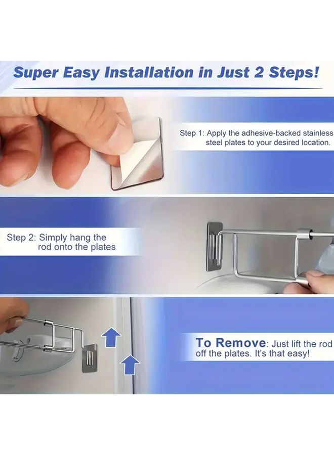 Stainless Steel Adjustable Refrigerator Handle 2pcs for RV Camping Food Storage - Image 4