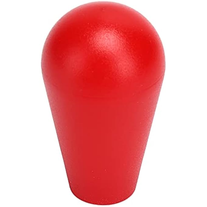 rayihni JOYSTICK'S OVAL BALLTOP, OVAL JOYSTICK HEAD ROCKER BALL TOP HANDLE M6 AMERICAN TYPE ARCADE GAME DIY PARTS REPLACEMENT HANDLE GAMING ACCESSORY EASY TO INSTALL(RED) - Image 1