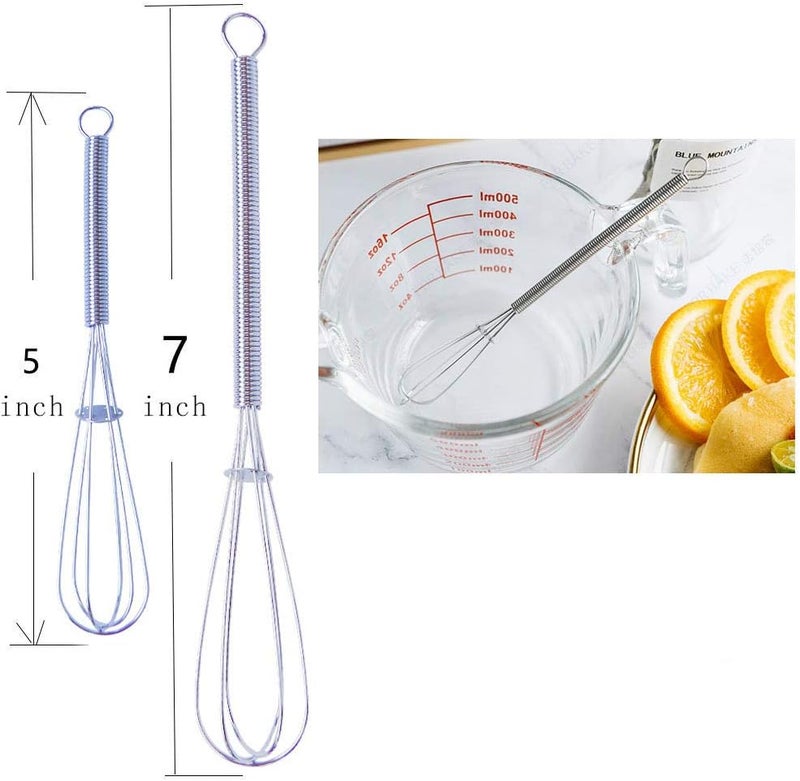 ZYOUNG Mini Whisks Set of 2, 5 Inches and 7 Inches - Image 1