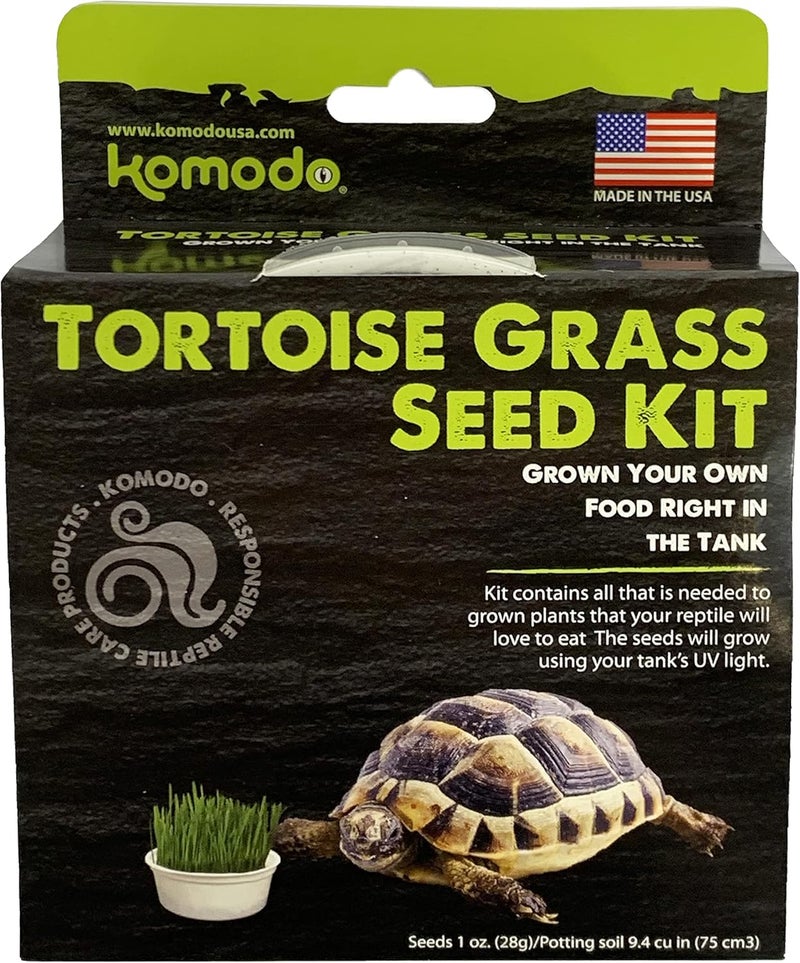 Komodo Grow Your Own Tortoise Grass Seed Kit  Grows Year Round  Fresh Addition for Tortoises Diet - Image 1