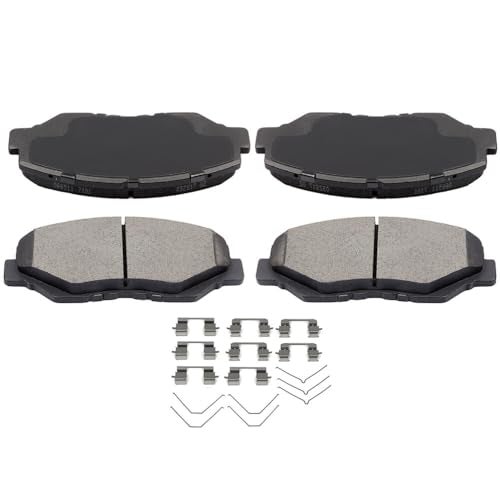 ECCPP D914-7795 4pcs Front Ceramic Disc Brake Pad Set - Fit Acura ILX 2013-2015 & Honda Civic 2012-2021, CR-V 2002-2006, 2012-2016 & Pilot 2003-2008 - Image 1