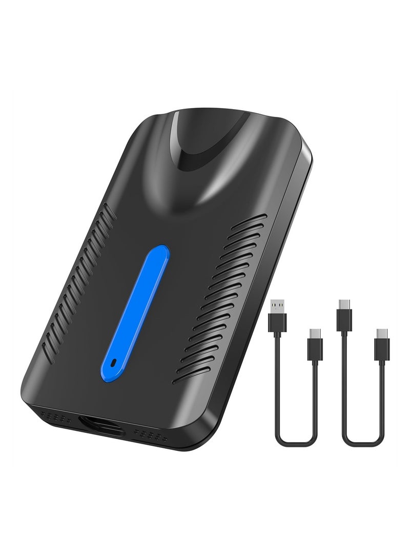 Wireless CarPlay & Android Auto Adapter, Plug & Play Wireless CarPlay, 4 in 1 USB Dongle for Cars with OEM Wired CarPlay & Android Auto for iOS 10+ and Android 11+ - Image 1