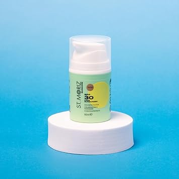 St. Moriz St Moriz Suncare SPF 30 Tinted Face Sunscreen UVA UVB Protection SPF 30 Daily Use Sunscreen Face Lotion with Tinted Coverage Hyaluronic Acid Niacinamide Dermatologically Tested Vegan 50ml - Image 5