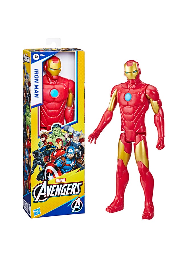 MARVEL - Marvel Avengers Titan Hero Series Iron Man Action Figure, 12-Inch, Avengers Toys for Kids Ages 4 and Up - Image 1