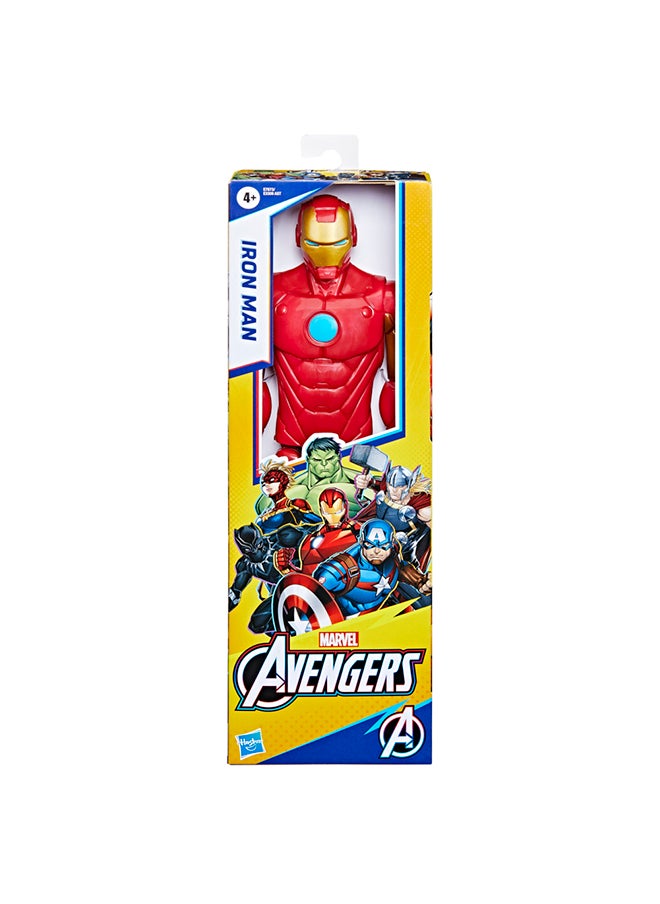 MARVEL - Marvel Avengers Titan Hero Series Iron Man Action Figure, 12-Inch, Avengers Toys for Kids Ages 4 and Up - Image 1