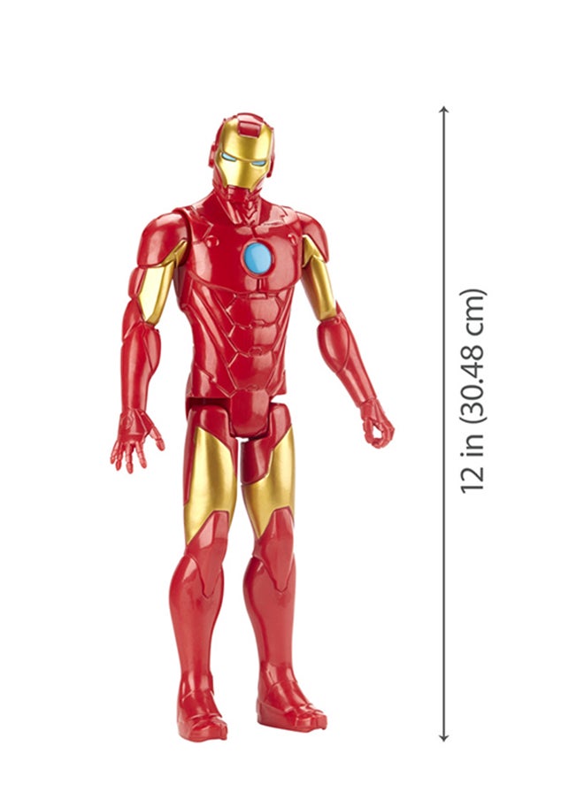 MARVEL - Marvel Avengers Titan Hero Series Iron Man Action Figure, 12-Inch, Avengers Toys for Kids Ages 4 and Up - Image 1