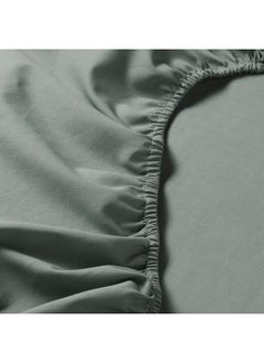 erorex Fitted sheet, grey-green, 180x200 cm  - Image 5