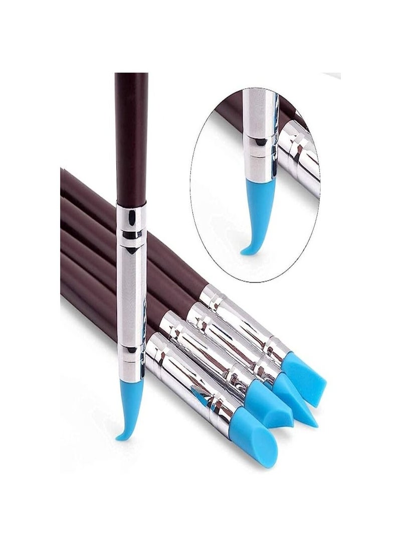 سمارت أدوات وإكسسوارات النحت على الصلصال ، أدوات نقش الفخار للأطفال والكبار ، 24 قطعة من مجموعة أدوات طين البوليمر مع حزمة تخزين للفن اليدوي ، التشكيل ، النمذجة والنقش - Image 4