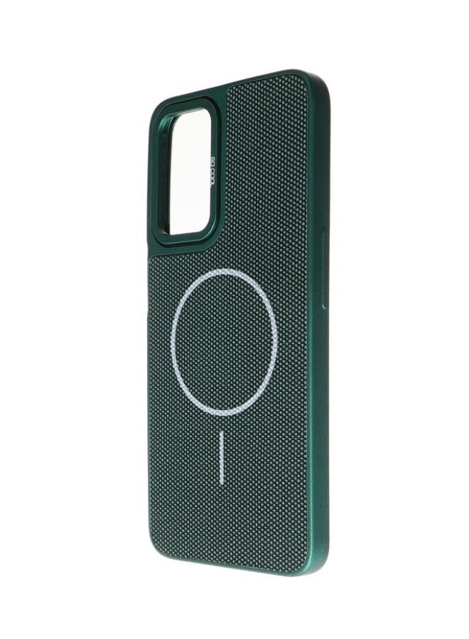Plastic Back Cover For Oppo A55 4G, Green - Image 3