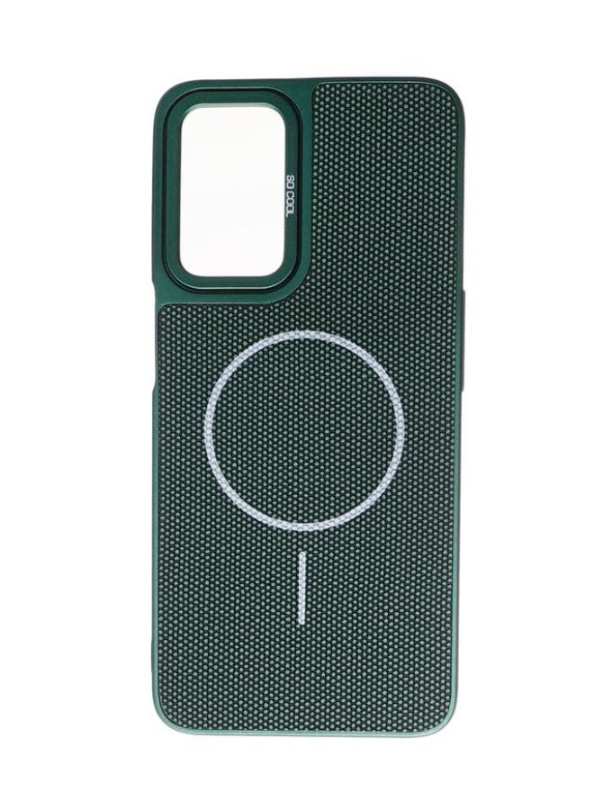 Plastic Back Cover For Oppo A55 4G, Green - Image 1