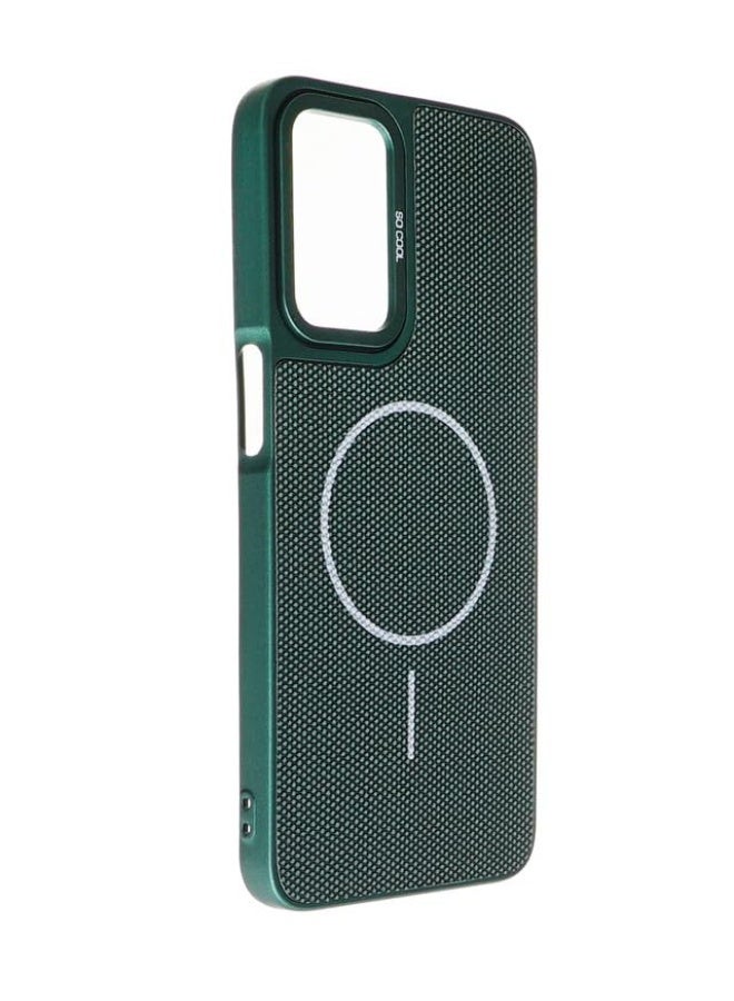 Plastic Back Cover For Oppo A55 4G, Green - Image 2