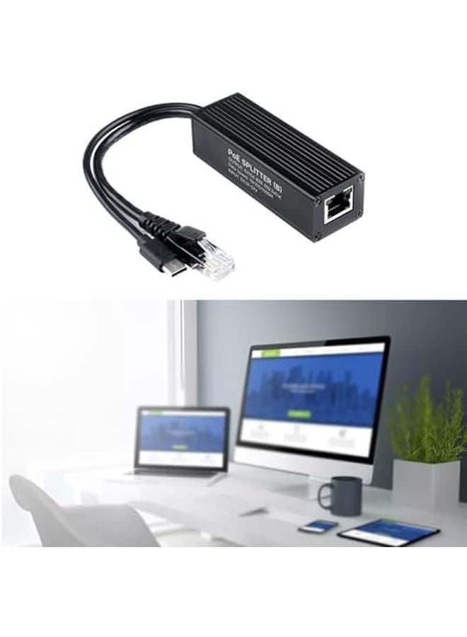 محول مقسم جيجابت إيثرنت 5 فولت 5 أمبير مخرج للكاميرا ونقطة الوصول وهاتف VoIP - Image 3