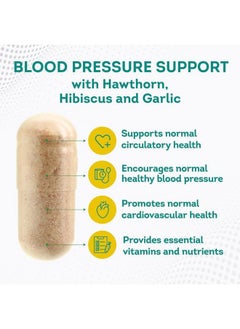 PUREPREMIUM SUPPLEMENTS PurePremium Blood Pressure Supplements with Hawthorn Berry, Hibiscus - Nitric Oxide for Normal Blood Pressure Support w/Vitamin B12 - Garlic Supplements for Normal Nitric Oxide - 90 Caps  - Image 3