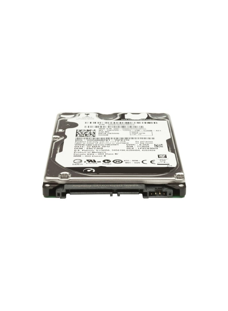 Internal Laptop Hard Drive 500GB 7200 RPM 16MB Cache SATA 3.0Gb/s 2.5-inch