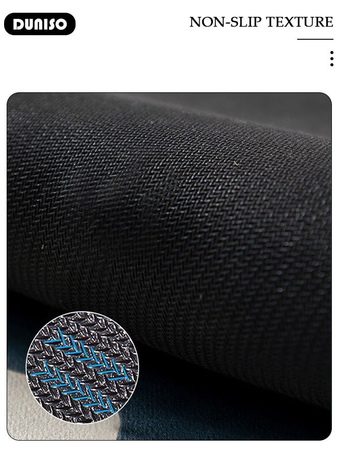 DUNISO Diatom Mud Bath Mat Set Bathroom Kitchen Rug Mat Extra Soft and Absorbent Bath Rugs Non-Slip Quick Drying Floor Bath Tub Mat for Bathroom Floor Tub and Shower 50*80CM+50*160CM  - Image 3