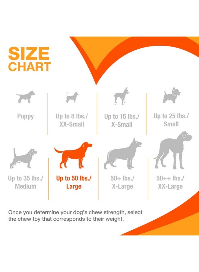 Nylabone Original Bone Power Chew Toy for Dogs, Durable & Tough Dog Toys for Aggressive Chewers, Original Flavor, Large - Up to 50 Ibs, 1 Count - Image 4