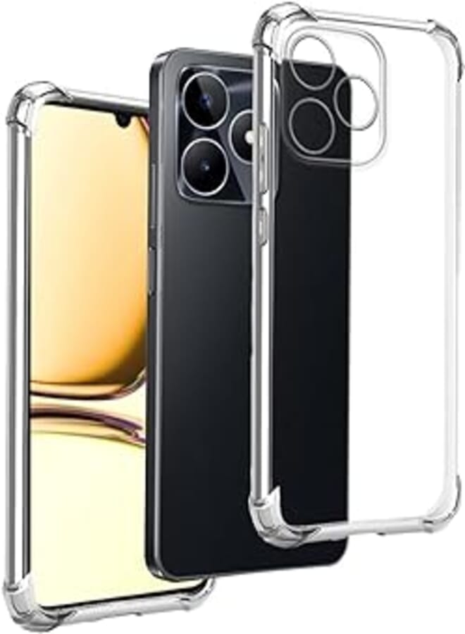 Armor Clear TPU Shockproof Case with Camera Protection Compatible with Infinix Hot 30i