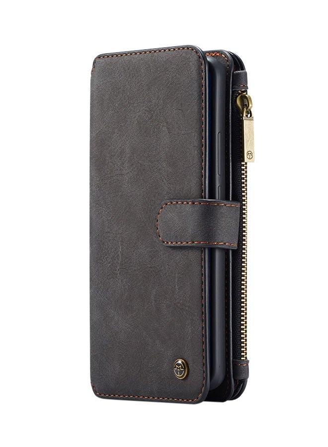 NIBEMINENT Protective Wallet Case Cover For Huawei Mate 20 Pro Black - Image 1