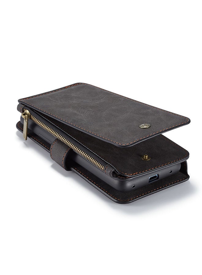 NIBEMINENT Protective Wallet Case Cover For Huawei Mate 20 Pro Black - Image 4