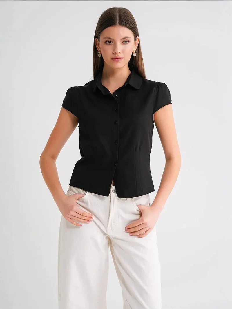 MixRay Mixray Slim Fit Poplin Shirt