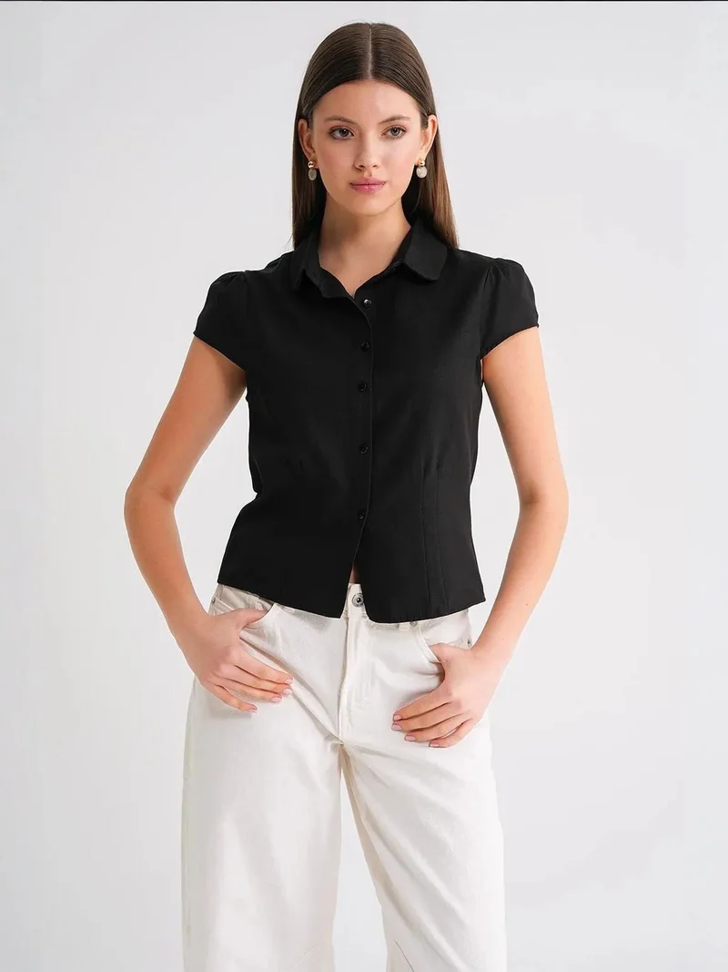MixRay Mixray Slim Fit Poplin Shirt