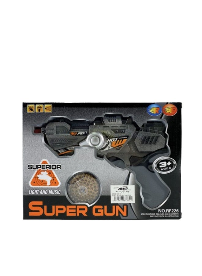 Super Gun Toy with Light & Music – Fun Shooting Play for Kids