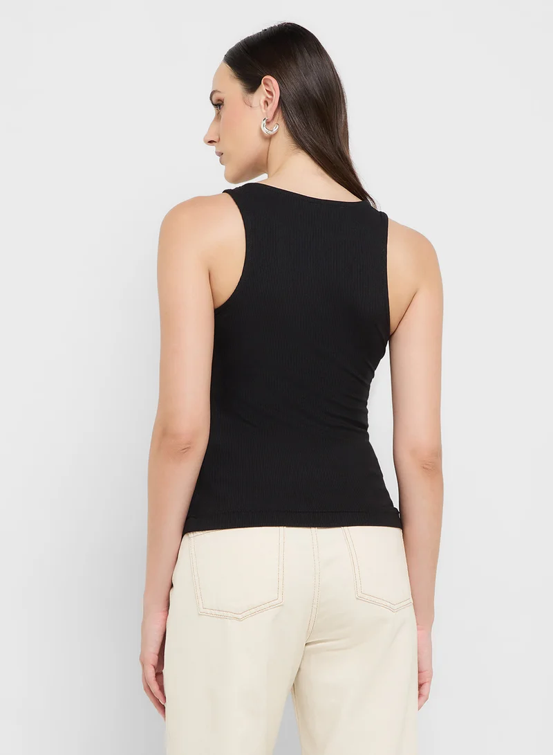 جس New Sleeveless Round Neck Guendalina Top