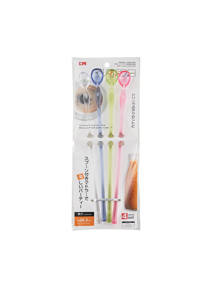 Generic - Japanese Transparent Stirring Rod Coffee Spoon Long - Image 1