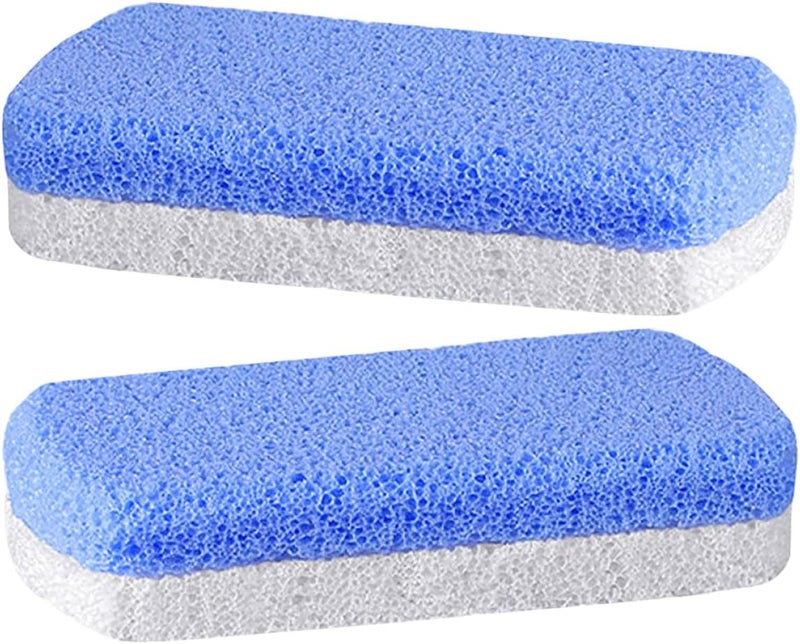 SHOWERORO 2pcs Foot Scrubber and Exfoliating Foot File Set with Dual-Color Foam Glass for Dead Skin and Callus Removal Handheld Pedicure Tool - Image 1