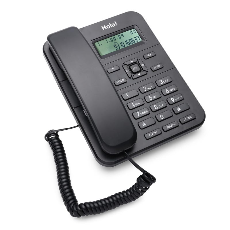 HOLA TF 310 Caller Id Corded Landline Phone with CLI and Incoming and Outgoing Call List for Direct Dialing - Image 2