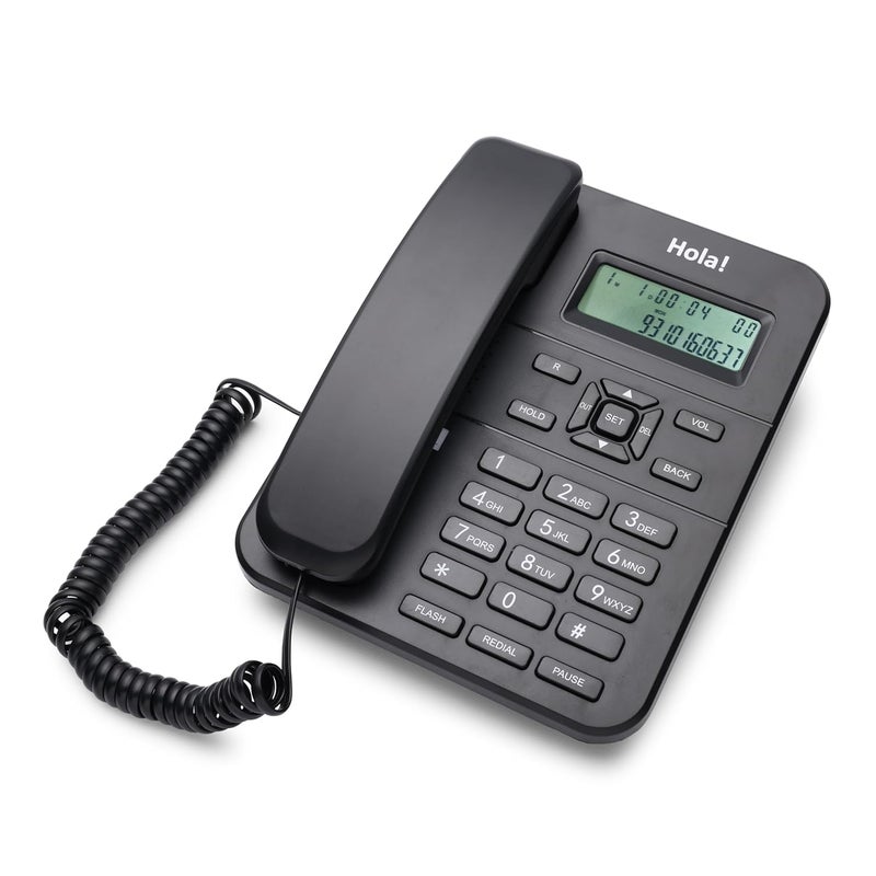 HOLA TF 310 Caller Id Corded Landline Phone with CLI and Incoming and Outgoing Call List for Direct Dialing - Image 3