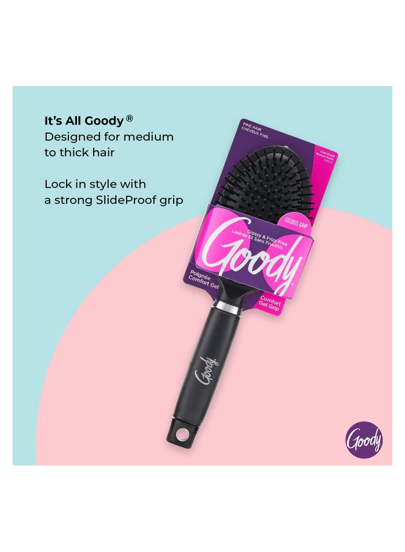 Goody Gelous Grips Oval Hair Brush - Image 1