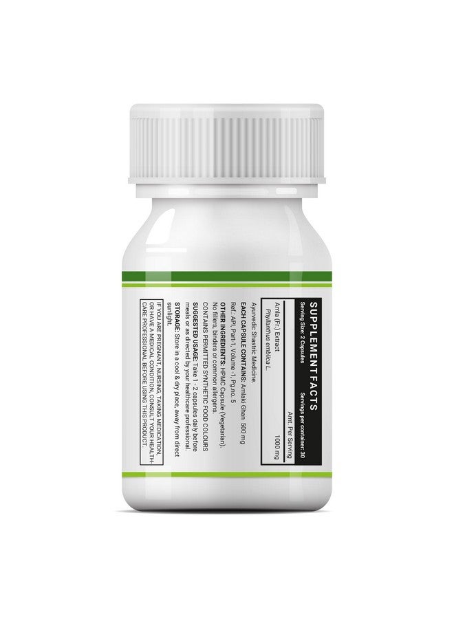 INLIFE Natural Vitamin C Amla Extract Supplement | Immunity, Overall Wellness for Men and Women - 60 Vegetarian Capsules (Pack of 1, 60) - Image 3