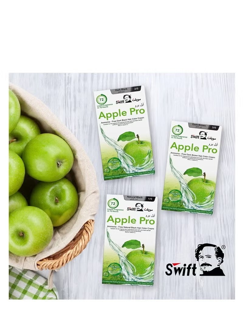 سويفت كريم صبغة الشعر الأسود الطبيعي الخالي من الأمونيا 1/0 - Image 3