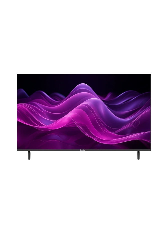 جروهي تلفزيون جروهي سمارت، عالي الدقة، LED، مقاس 32 بوصة بدون إطار مع رسيفر مدمج - GLD32SDV2 - Image 1