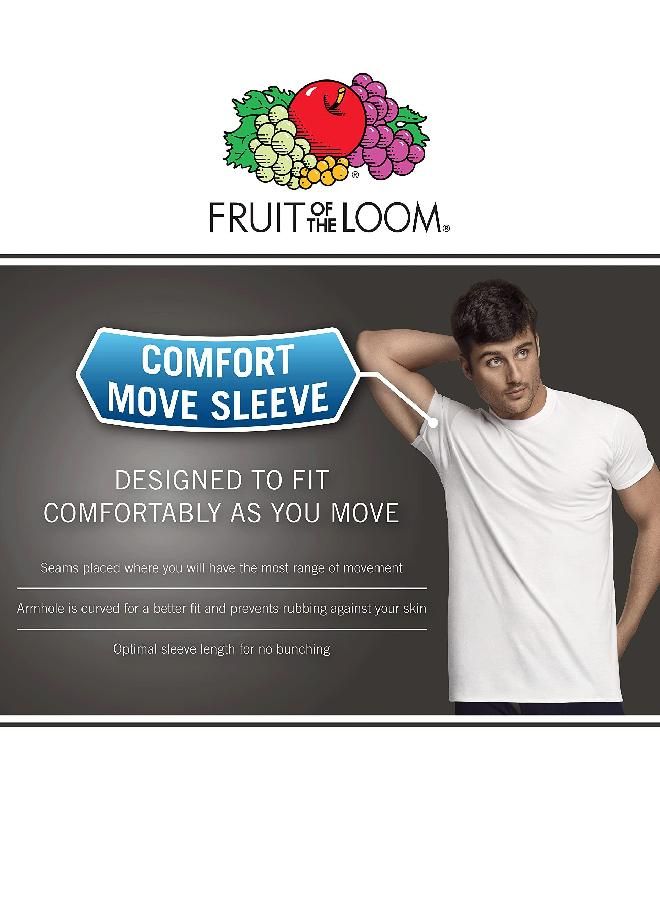FRUIT OF THE LOOM Fruit of the Loom Men's Short Sleeve Pocket T-Shirt, 6 Assorted Colors, X-Large, 6 Count (Pack of 1)  - Image 3