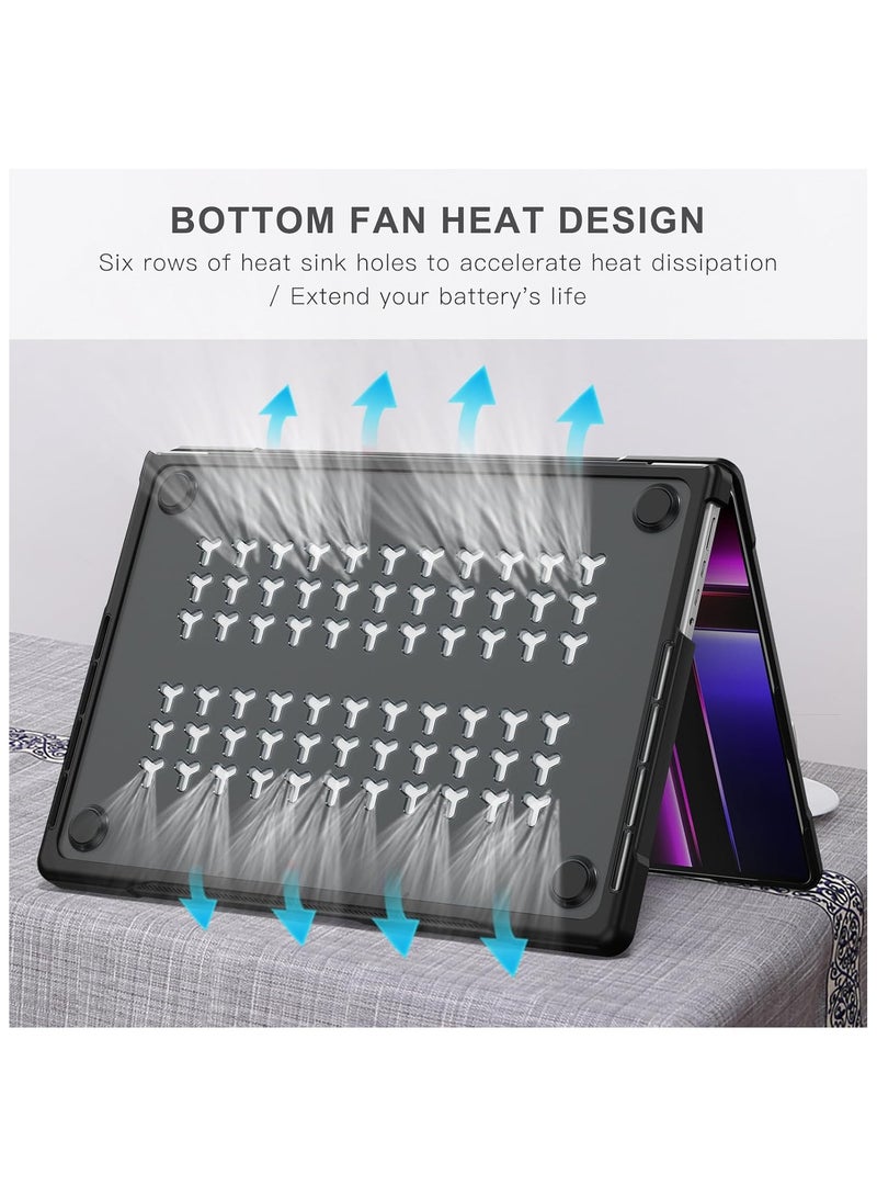 general Compatible with Huawei Matebook 14 Case 2023 2022 2021 Laptop Protective Shell - Heavy Duty Rugged Hard Shell Cover for Mate Book 14-inch - Image 2