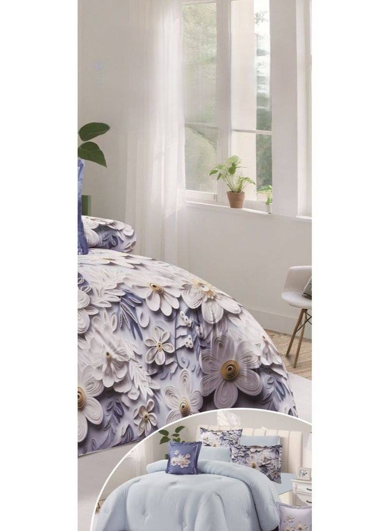 Horse single bed comforter set, 4 pieces Comfort for your sleep and elegance for your room - Image 4