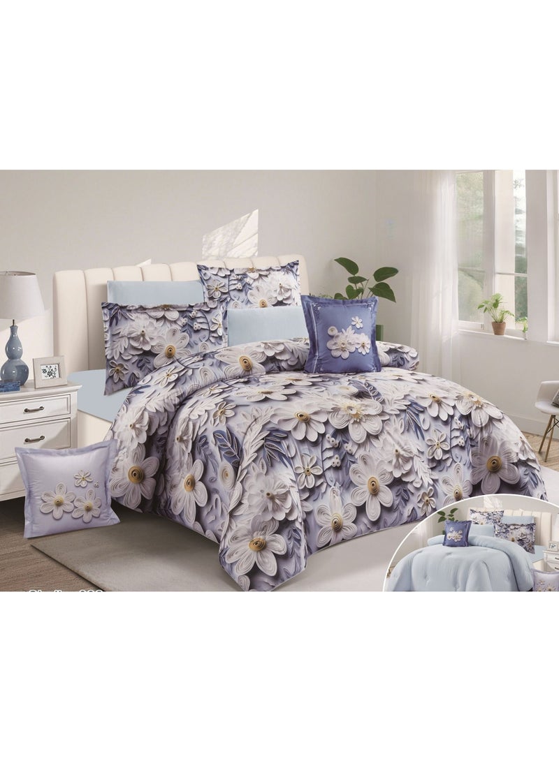 Horse single bed comforter set, 4 pieces Comfort for your sleep and elegance for your room - Image 1