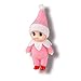 LitoMagic Christmas Baby Elf Doll in Pink Jumpsuit - Image 3