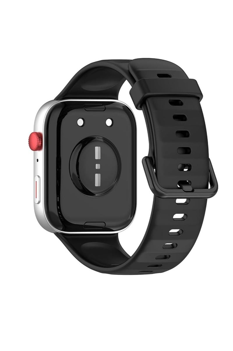 Huawei Watch Fit 3 Silicone Bracelet, Breathable Soft Sport Replacement Band for Women/Men, Adjustable Waterproof Strap for Smartwatch Fit3 - Image 1