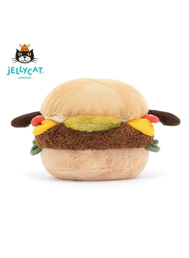 Jellycat Hamburg Cute Doll Children's Comfort Toy Plush Doll Gift Birthday Gift - Image 4