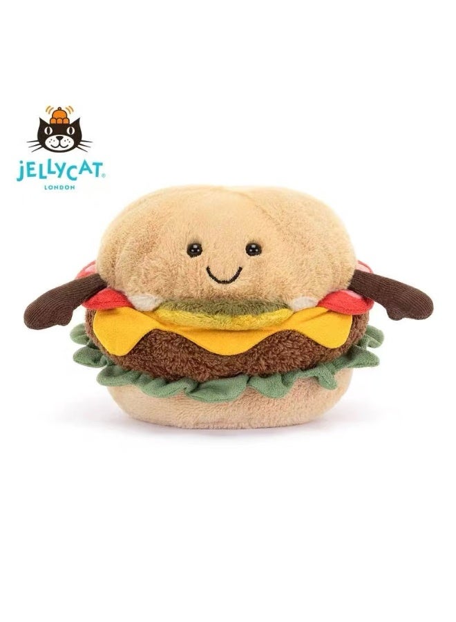 Jellycat Hamburg Cute Doll Children's Comfort Toy Plush Doll Gift Birthday Gift - Image 1