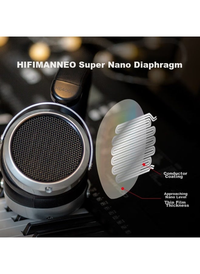 Hifiman He400se Invisible Magnetic Edition, Open-back Planar Diaphragm Hifi Audiophile Headphones, Over-ear Wired, Compatible With Music, Computer, And Mobile Phones - Image 1