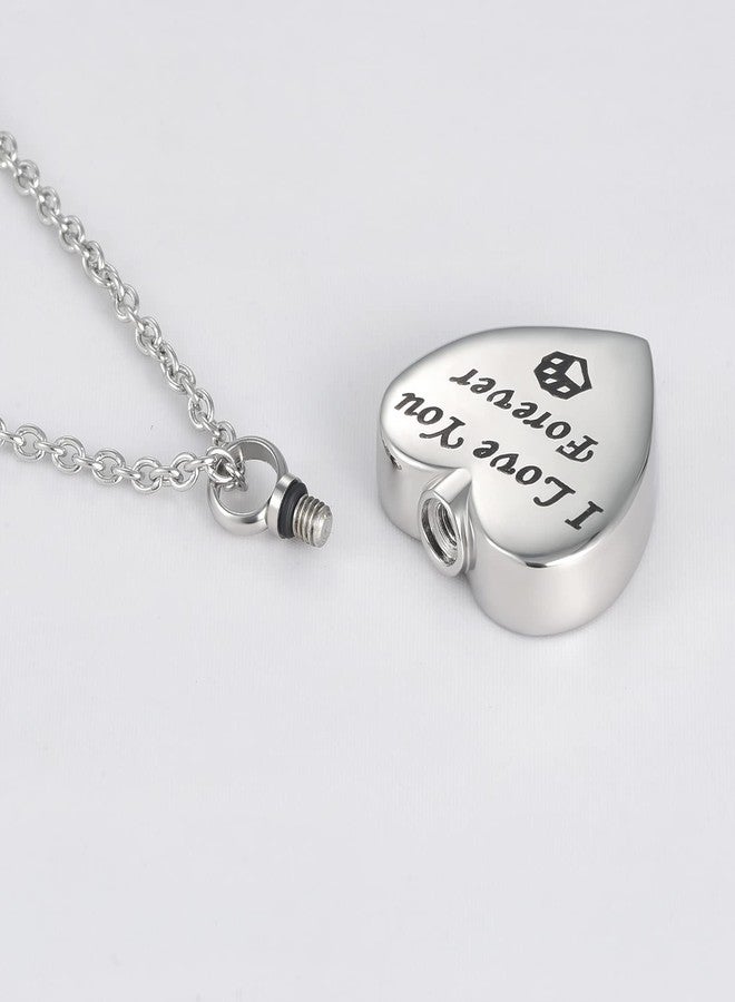 OutstandLong Dog Cat Pet Cremation Urn Necklace for Ashes Jewelry Crystal Keepsake Memorial Animal Pendant for Womens Girls - Image 3