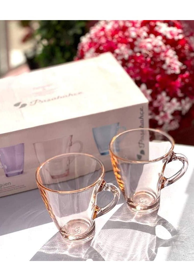 Pasabache Pasabache Tea Mug Set Penguen -6 Cups- 170 ML -Pink Color  - Image 1